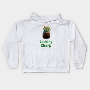 Potted prickly cactus kids and adult t-shirt Looking sharp Kids Hoodie